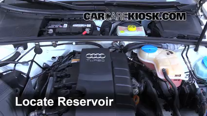 2006 Audi A4 Quattro 2.0L 4 Cyl. Turbo Liquide essuie-glace Ajouter du liquide